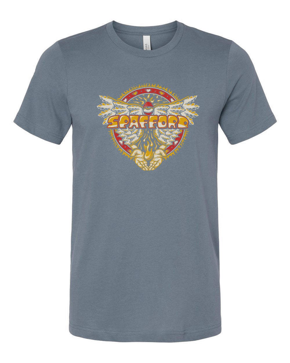 Wing Tee - Steel Blue