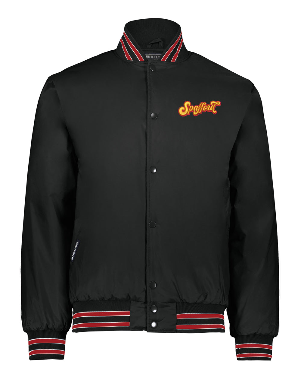 Spafford Heritage jacket - Black/Scarlet/White