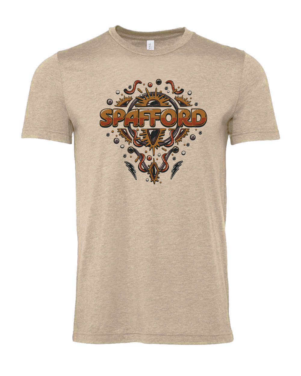 Spafford Burst T-Shirt - Heather Tan