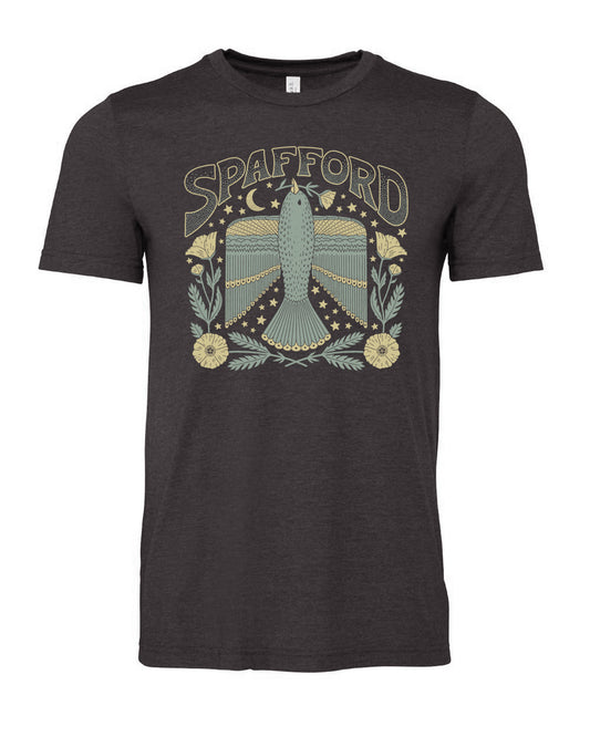 Spafford Crow T-Shirt - Dark Grey Heather