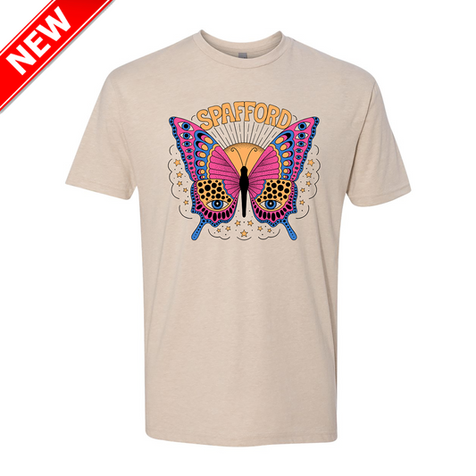 Spafford Butterfly T-Shirt - Cream