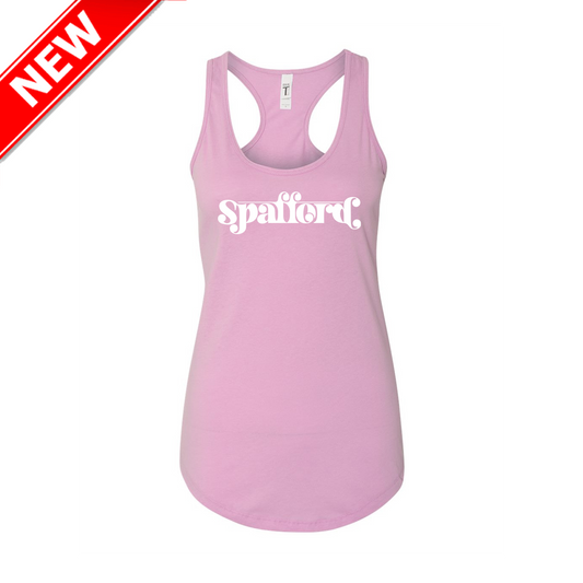 Spafford Logo - Women's Racerback Tank