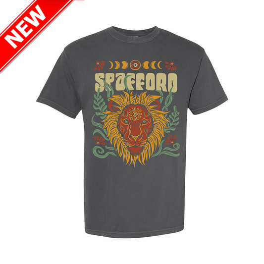 Spafford Lion Comfort Colors T-Shirt - Pepper