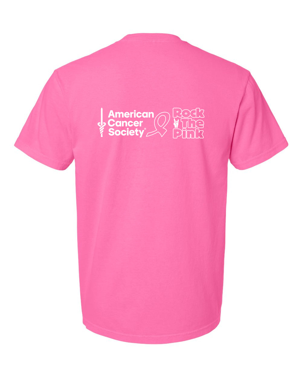 Spafford Rock The Pink Flower Comfort Colors T-Shirt - Neon Pink