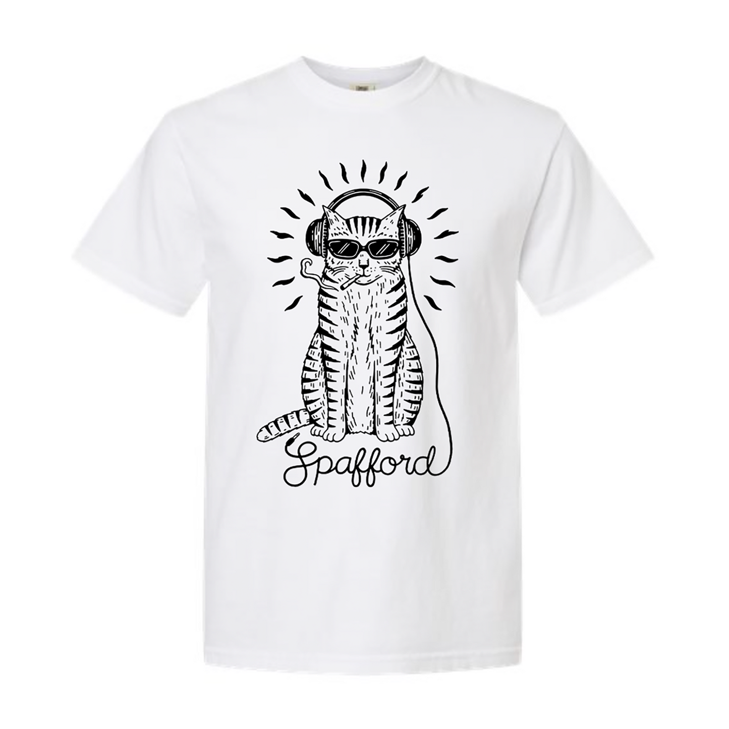 Spafford - Cat Shop Comfort Colors T-shirt - white