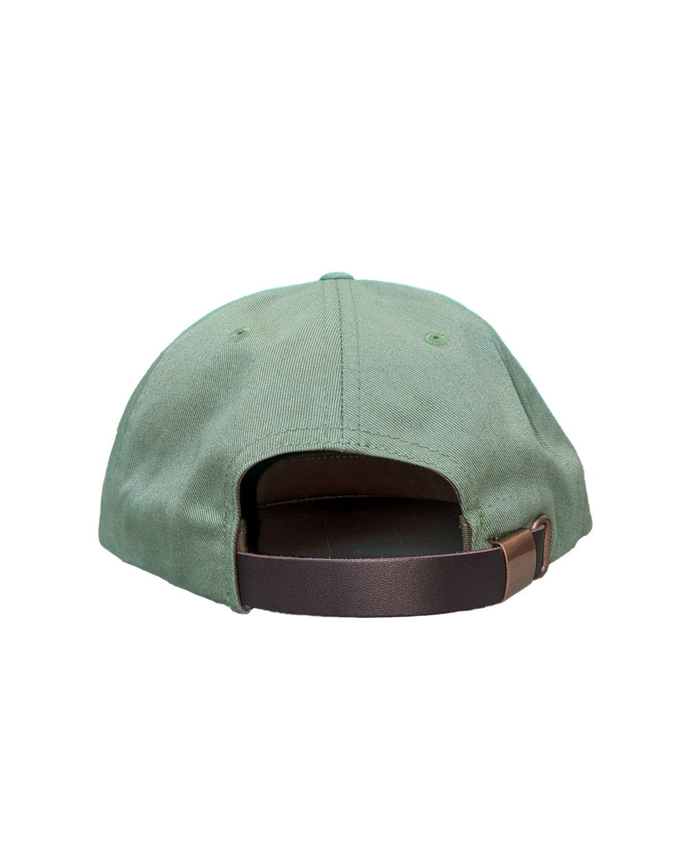 Spafford Leather Patch Hat - Sage Green