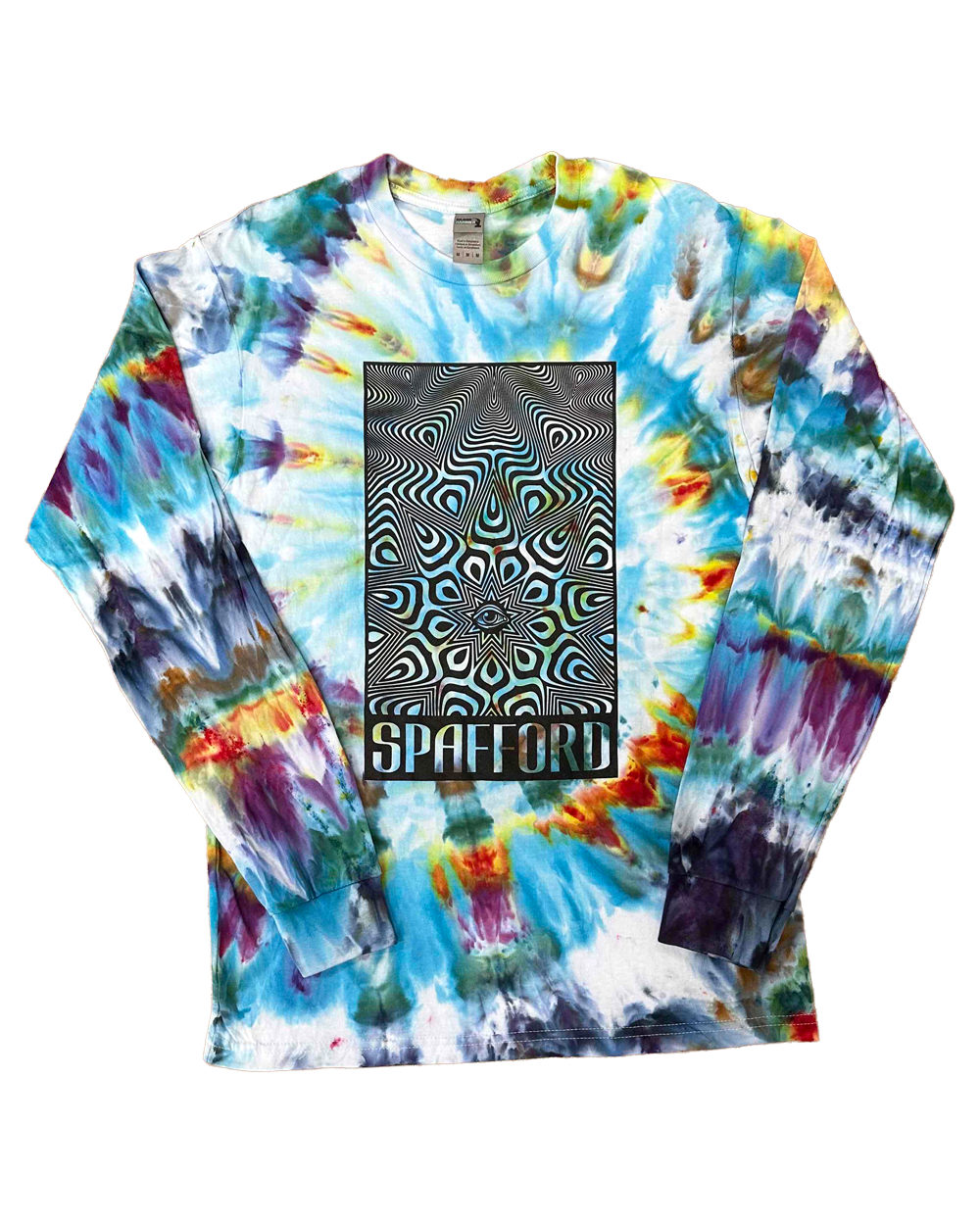 Symbols Long Sleeve T-Shirt - Tie Dye