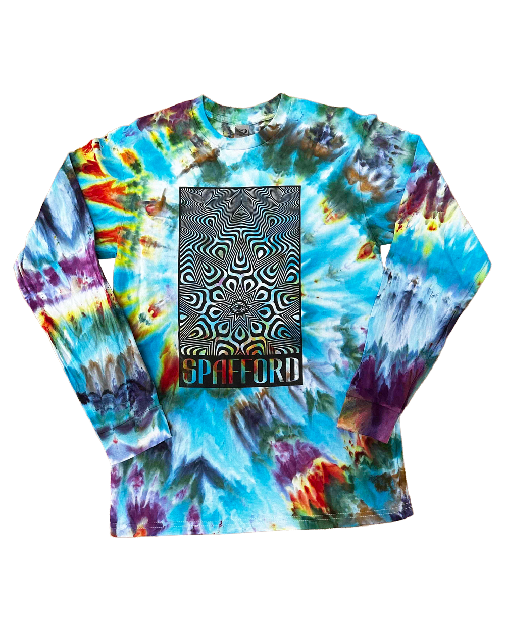 Symbols Long Sleeve T-Shirt - Tie Dye
