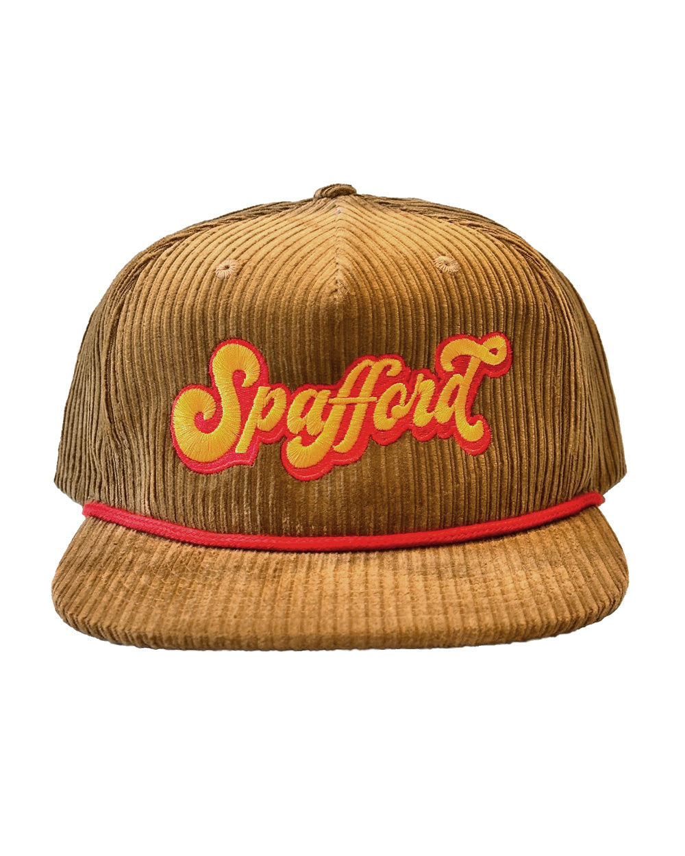 Spafford Corduroy Rope Hat - Crocodile/Red
