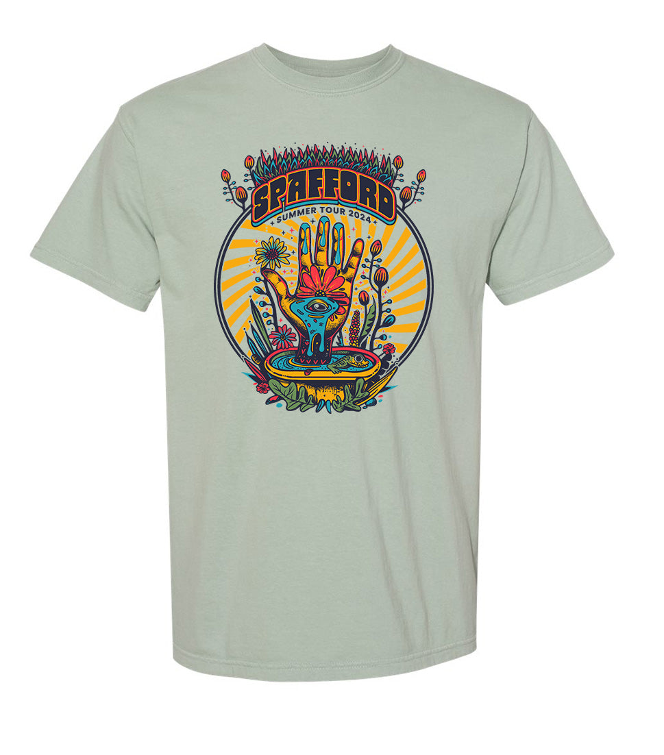 Spafford Summer Tour 24' Comfort Colors T-Shirt - Bay