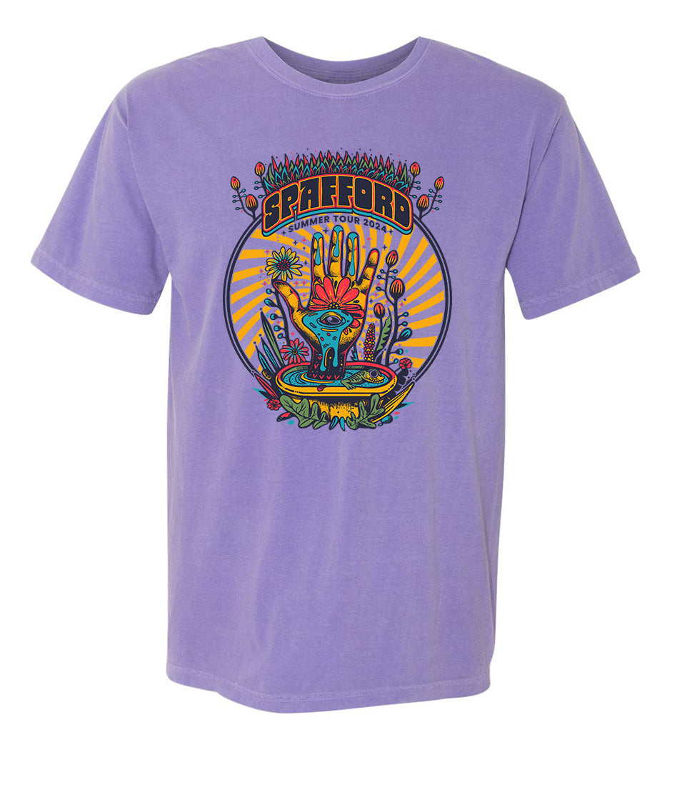 Spafford Summer Tour 24' Comfort Colors T-Shirt - Violet