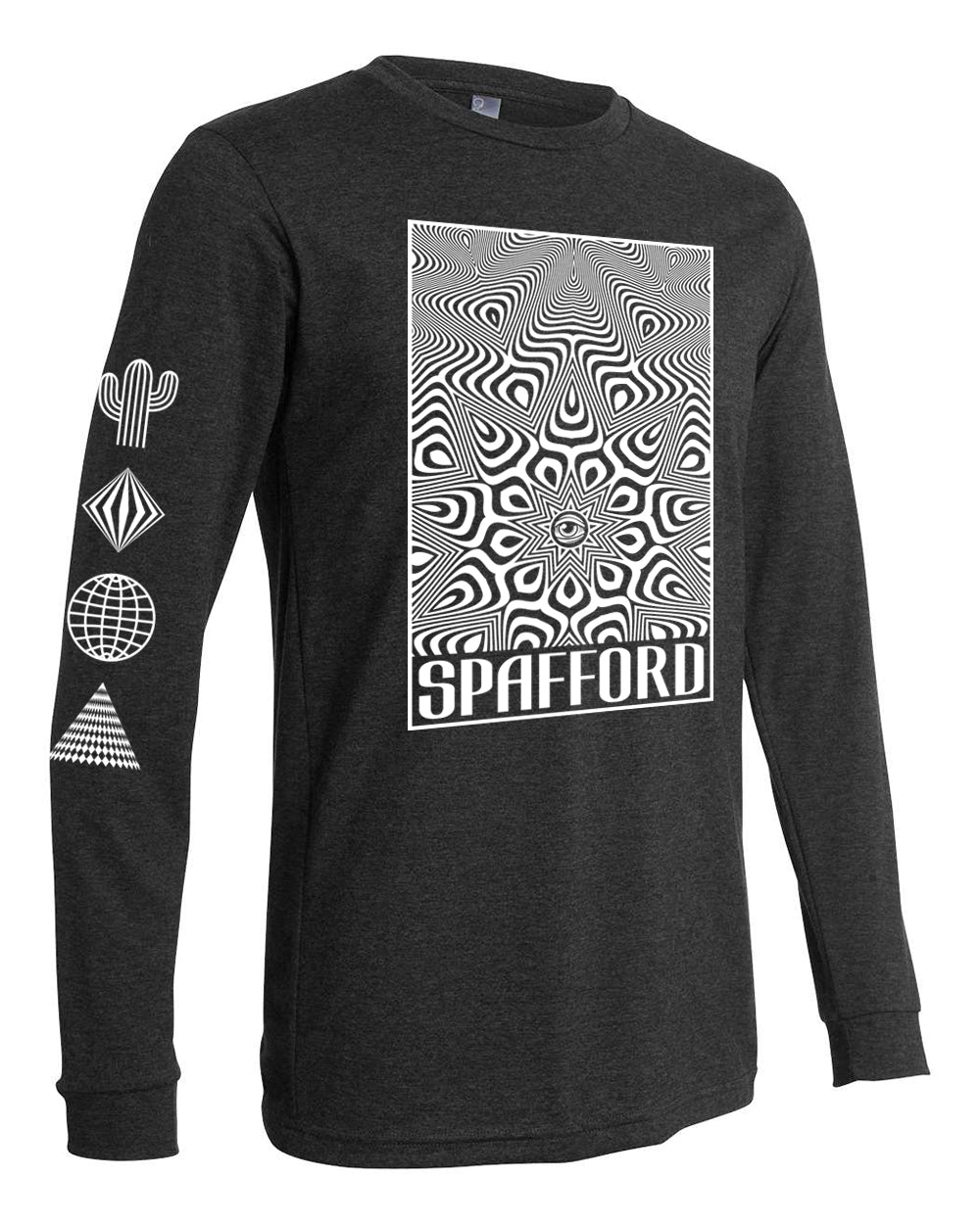 Symbols Long Sleeve T-Shirt - Dark Grey