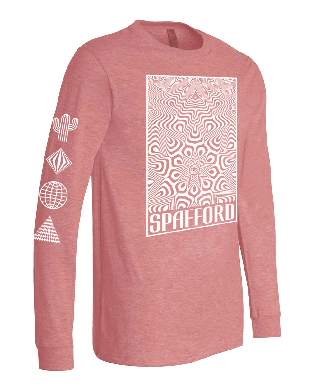 Symbols Long Sleeve T-Shirt - Heather Mauve