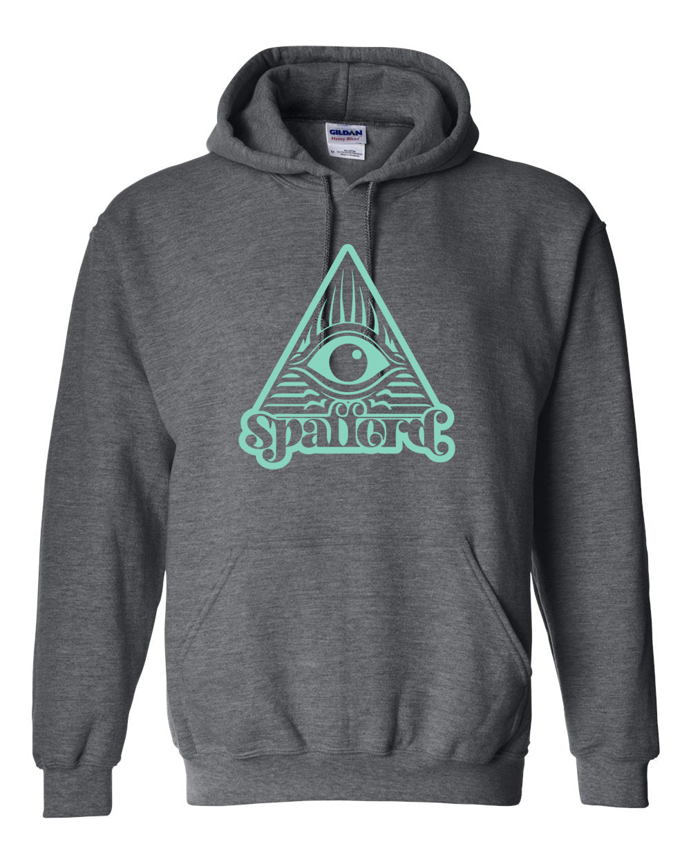 Eye hoodie - Dark Heather