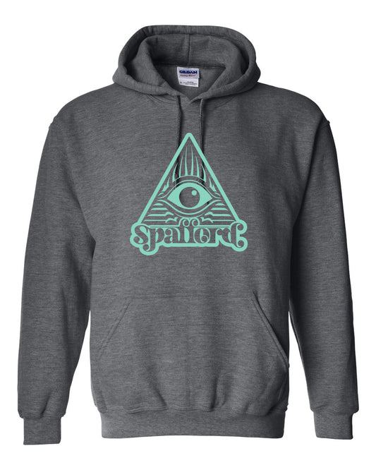 Eye hoodie - Dark Heather