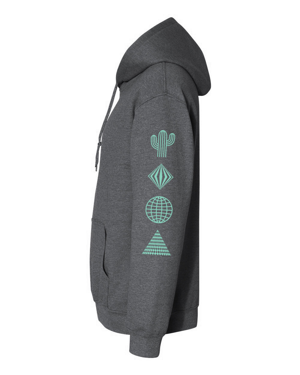 Eye hoodie - Dark Heather