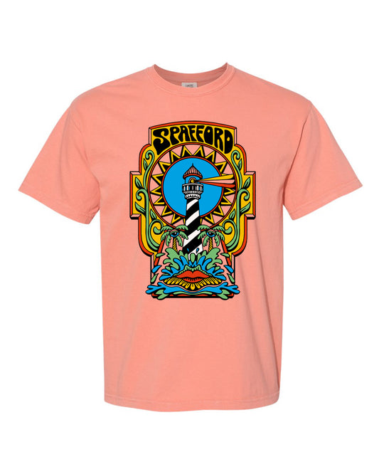 Spafford Lighthouse Comfort Colors T-Shirt - Terracotta