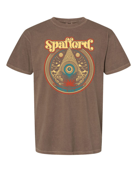 Spafford Winter Tour 24' Comfort Colors T-Shirt - Espresso