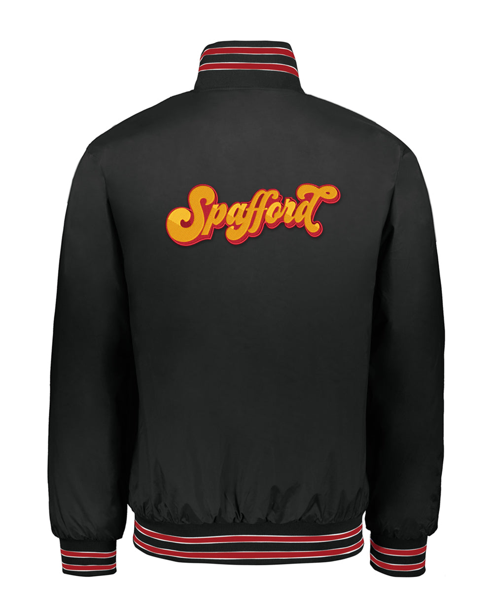 Spafford Heritage jacket - Black/Scarlet/White