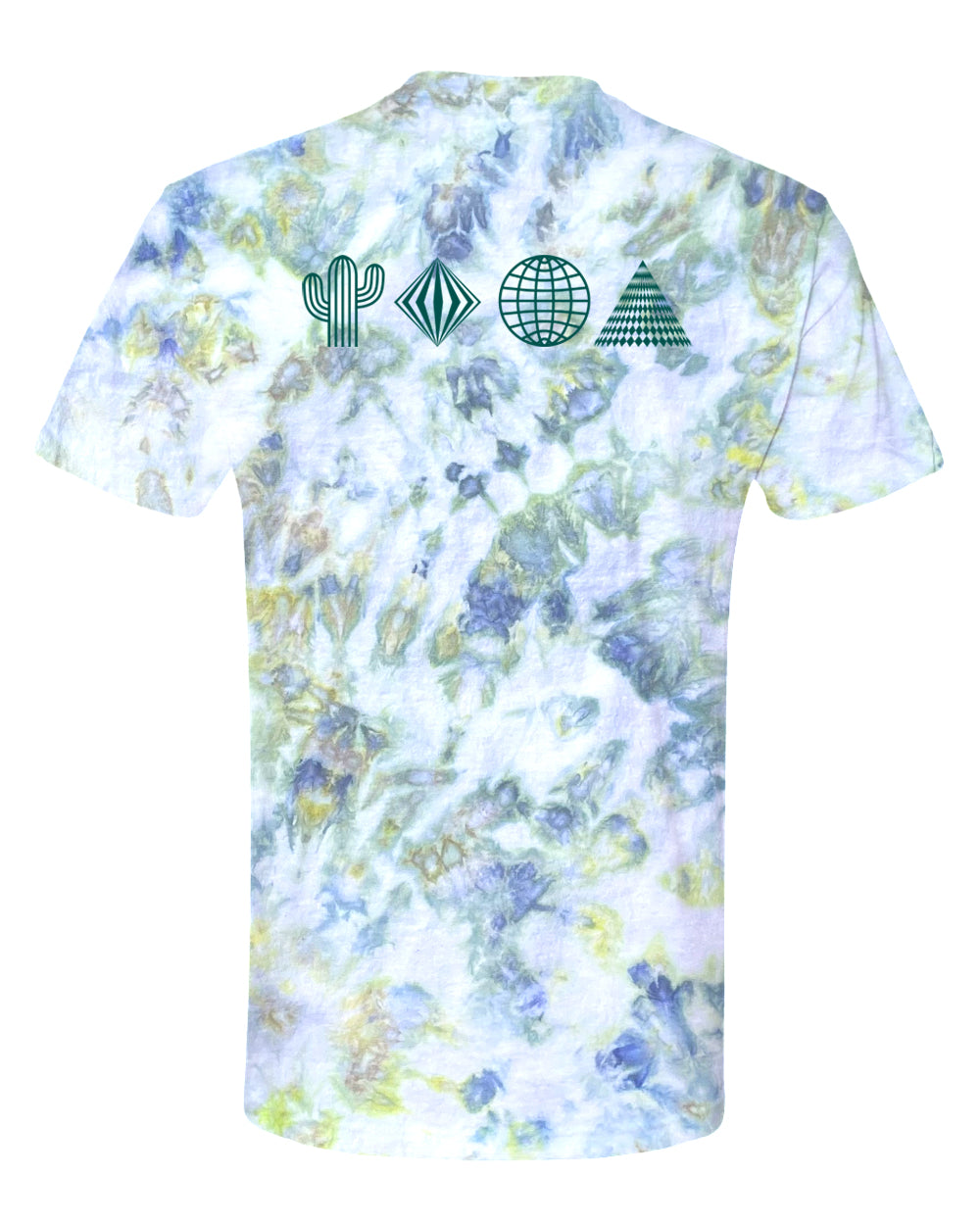 Spafford Watchful Eye Custom Tie Dye T-Shirt - Green