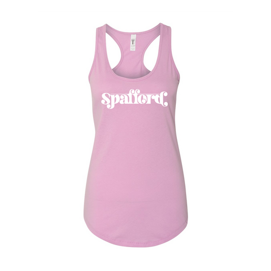 Spafford Logo - Women's Racerback Tank
