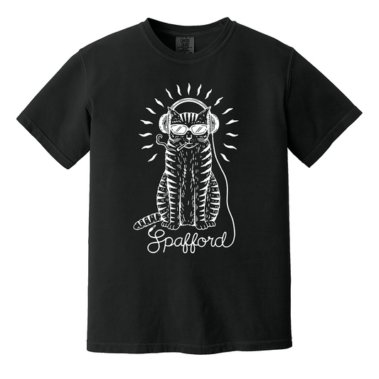 Spafford - Cat Shop Comfort Colors T-shirt - black