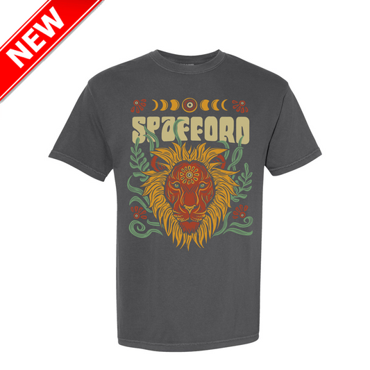 Spafford Lion Comfort Colors T-Shirt - Pepper