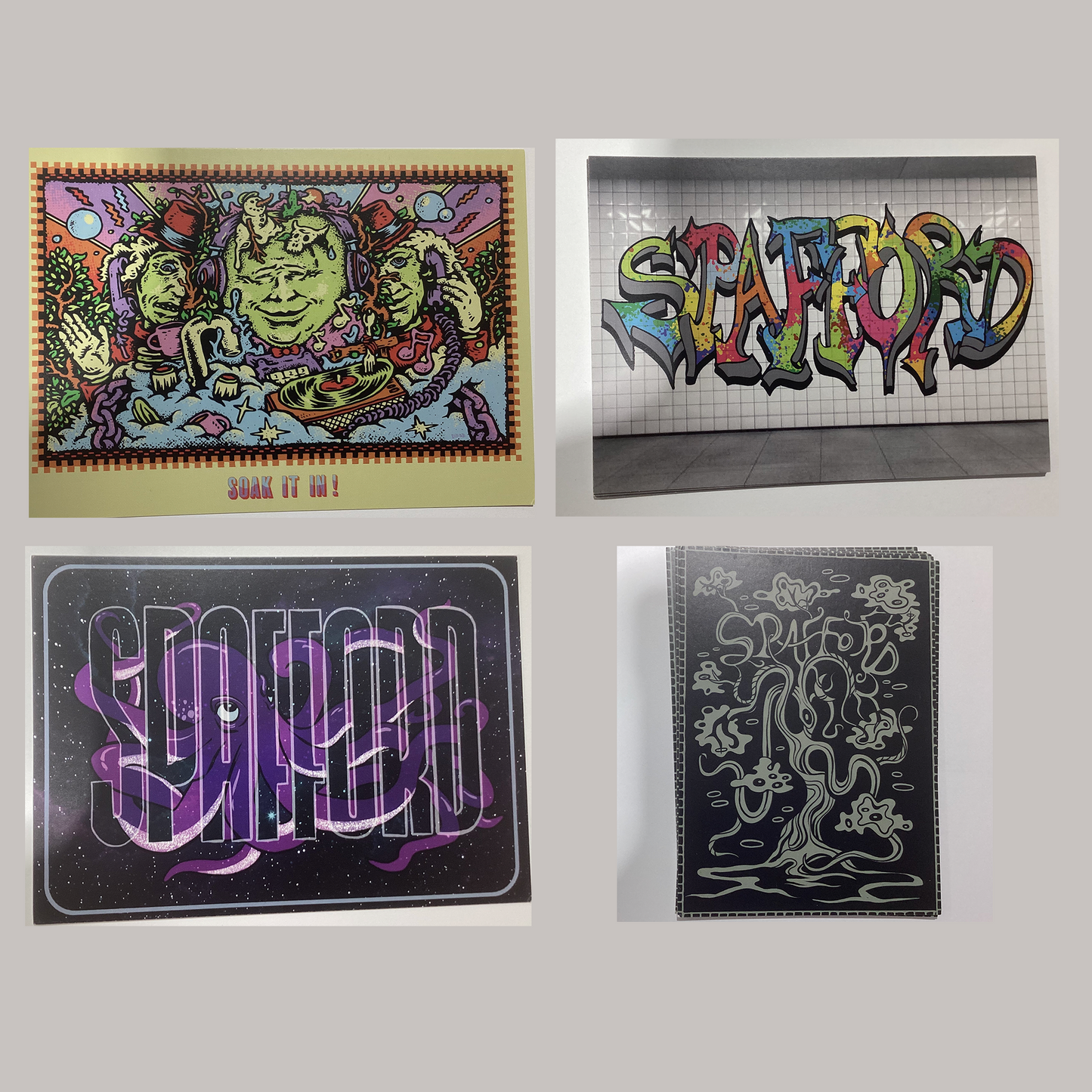 Spafford - Postcard Packs