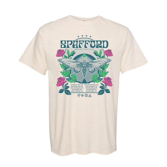 Spafford Spring Tour 24' Comfort Colors T-Shirt - Ivory