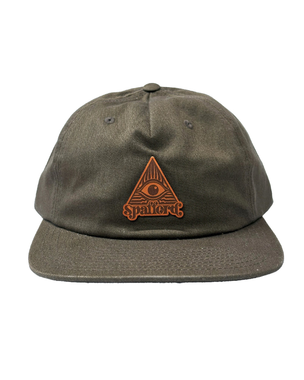 Spafford Leather Patch Hat - Buck