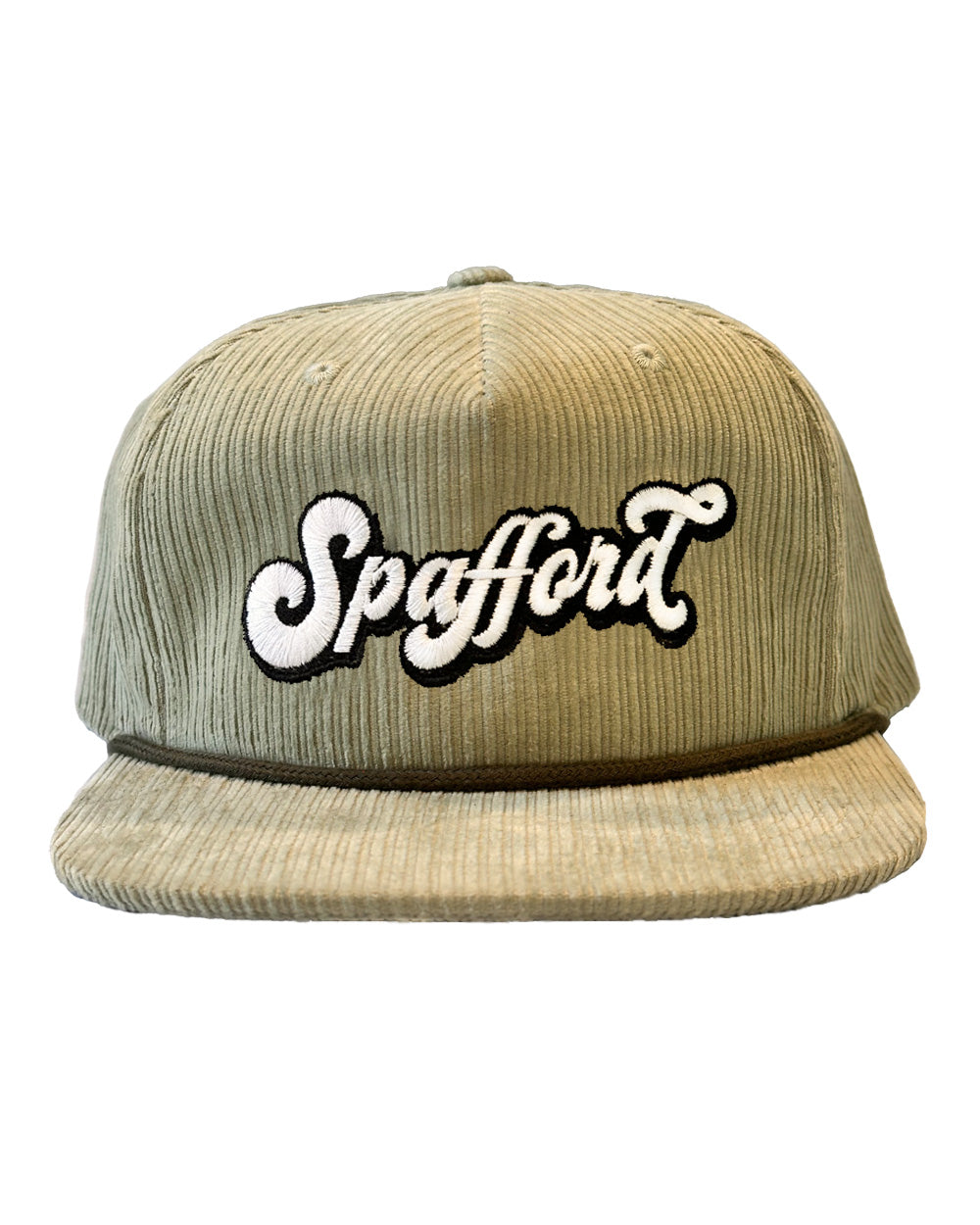 Spafford Corduroy Rope Hat - Washed Green/Moss Green