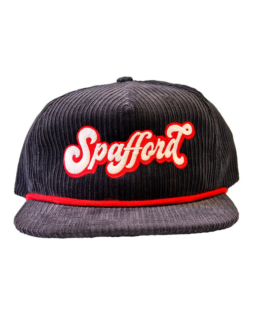 Spafford Corduroy Rope Hat - Dark Navy/Red