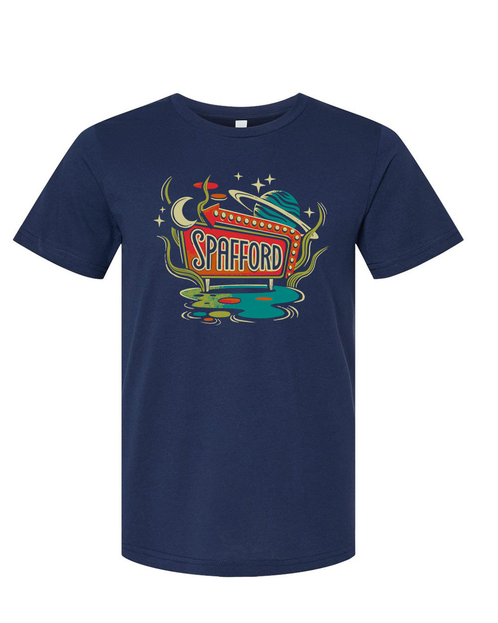 Spafford Sign T-Shirt - Navy