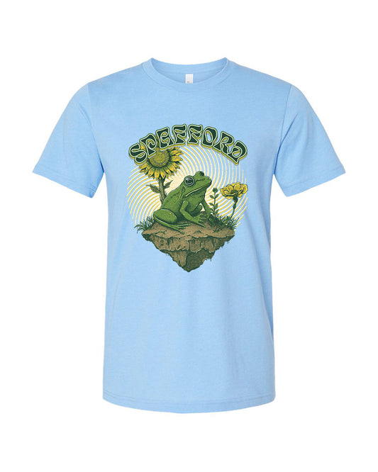 Spafford Frog T-Shirt - Heather Carolina Blue